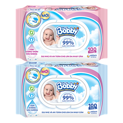 Khăn ướt trẻ em Bobby 