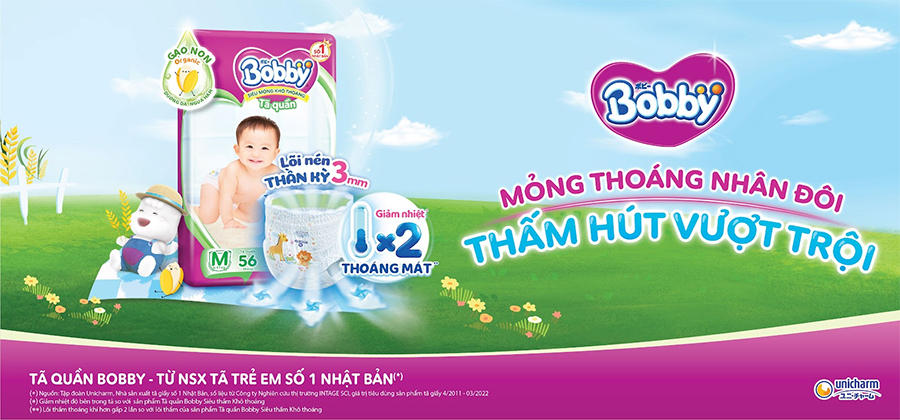 D&ograve;ng bỉm quần Bobby L&otilde;i n&eacute;n thần kỳ 3mm