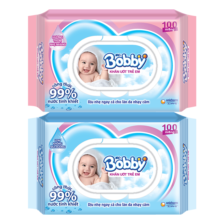 Khăn ướt trẻ em Bobby