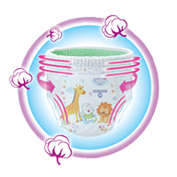 hệ thun xốp ở tã quần